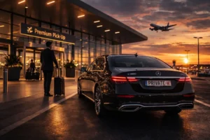 Service de transferts aéroport avec chauffeur privé